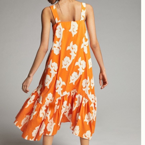 Anthropologie phoebe flounced maxi dress - Picture 4 of 8